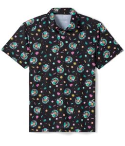 Tipsy Elves Men's Performance Golf Shirt - 4-Way Stretch