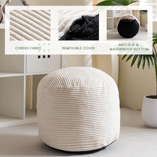 20 X 15 Floor Poufs Foot Rest for Living Room