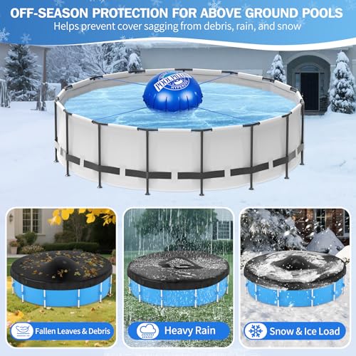 Upgraded 0.5mm PVC Cold-Resistant Air Pillow Pool Cover Pillow for Winterizing