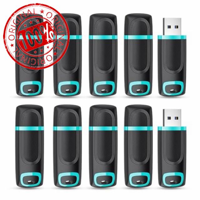 RAOYI 10 PCS 8GB USB 2.0 Flash Drive Thumb Drive Memory Stick Jump Drive Zip Drive for Data Storage and Backup (10 Pack
