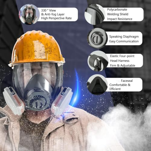 Gas Masks Survival Nuclear and Chemical with 40mm Activated Carbon Filter