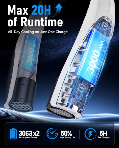 Rechargeable Personal Fan with 6000mAh Battery