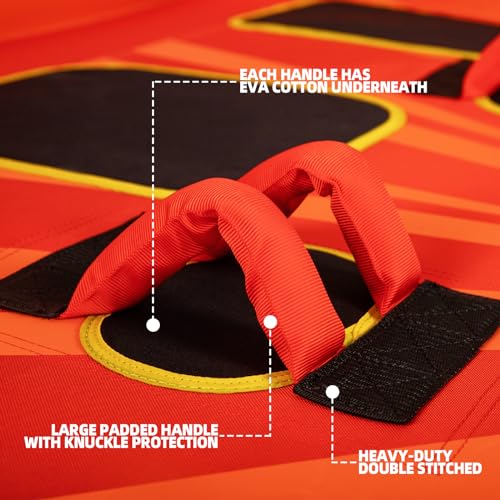 Front&Back Tow Points with Heavy-Duty Thick Nylon Cover for Water Sports