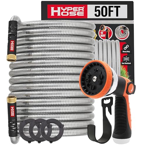 10-Way Zync Spray Nozzle & Hook – Tough Flexible Heavy Duty Water Hoses