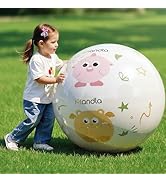 Funscape Inflatable Launching Ball Pool Toy, Kids Water Spray Ball Shooting Pool Game, Outdoor Po...