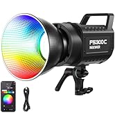 NEEWER HB80C RGBWW LED Video Light with Built-in 72Wh Battery & 100W PD Fast Charging, 80W Mini R...