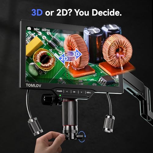 Coin Microscope with Flex Arm