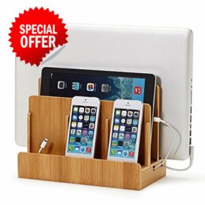 Great Useful Stuff G.U.S. Multi-Device Charging Station Dock & Organizer - Multiple Finishes Available. for Laptops