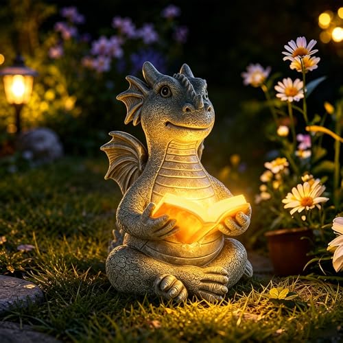 Dragon Garden Sculpture for Outdoor Yard Patio Lawn Decor