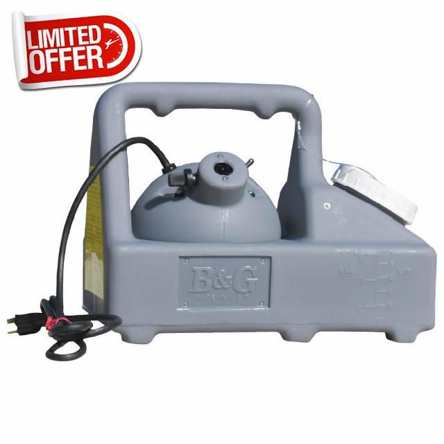 B&G Ultra-Lite 2400 Heavy-Duty ULV Fogger | 1.5-Gallon Tank | Adjustable ULV to Power Mist | Electric Fogger | Ideal for Flying Insect Control