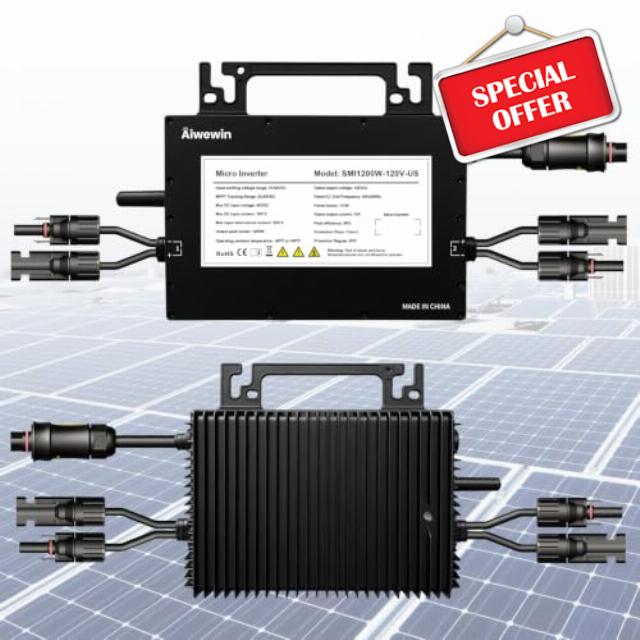 Solar Grid Tie Micro Inverter 1200W