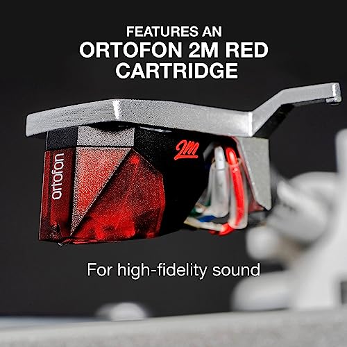Ortofon 2M Red Cartridge & Carbon Fiber Tonearm (Black/Silver)