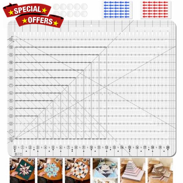 Quilting Ruler- 17-3/4in x 22in