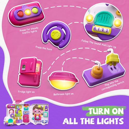 Montessori Busy Board Toys for 1 Year Old