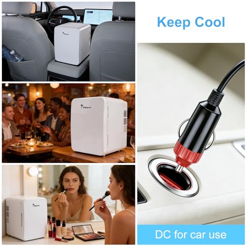 4L/6 Can Portable Personal Refrigerator - Cooler and Warmer