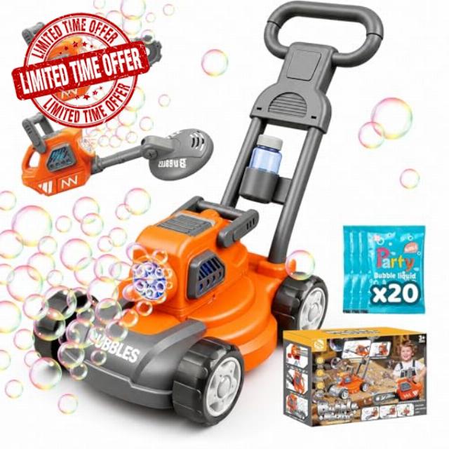 Kids Bubble Lawn Mower