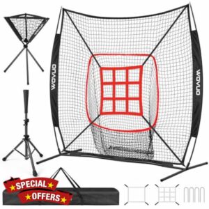 7x7 ft Baseball Net for Batting Pitching Hitting