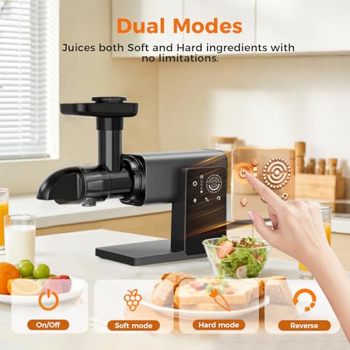 BPA-Free Cold Press Juicer with Reverse Function