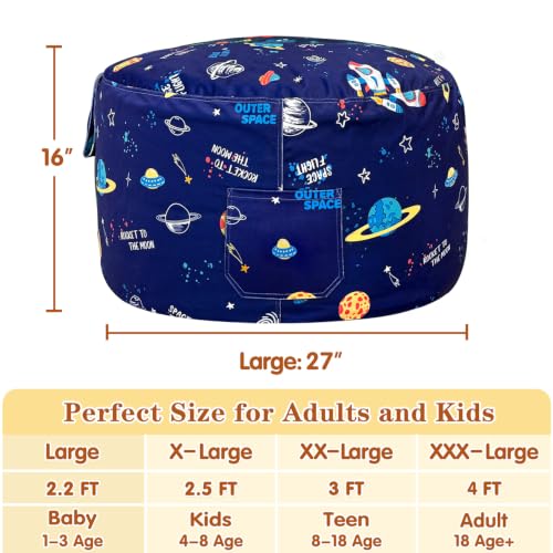 Soft Space Bean Bag Kids Couch for Lounging