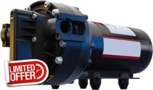 Remco Industries 5900 Series Smooth-Flo Bleach Pump 12V DC 100 PSI - 5.3 GPM - 3/4″ Quick Attach (Model 5917-9I1-63B)