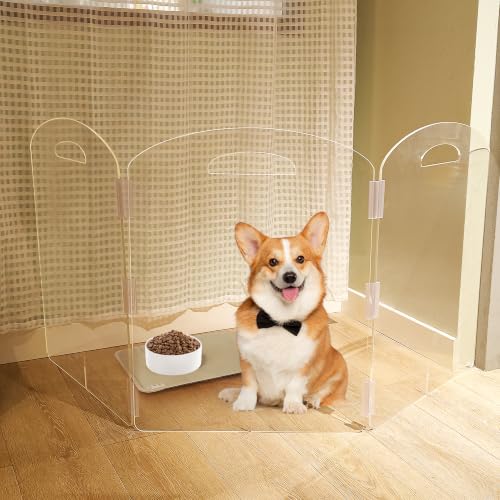 Clear Acrylic Pet Gate for Dogs