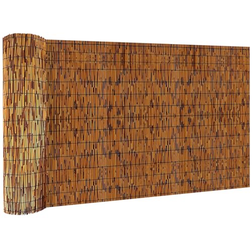 Light Russet Bamboo Screens Outdoor for Patio