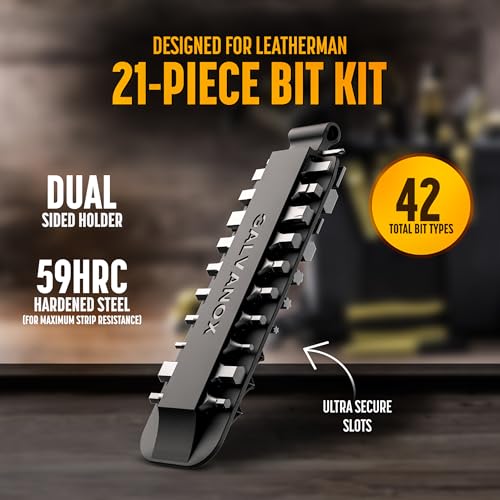 Set Includes Double-Sided Sheath Holder (Black)