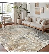 GENIMO Washable 8x10 Area Rugs for Living Room, Non Slip Modern Abstract Rug, Machine Washable St...