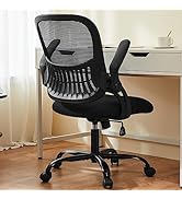 Sweetcrispy Home Office Desk Chair, Ergonomic High-Back Mesh Rolling Work Computer Chairs with Wh...