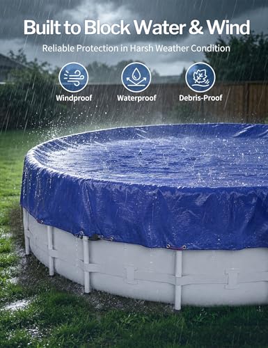 3 Overlap Heavy Duty Winter Pool Cover