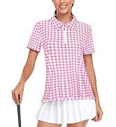 Viracy Womens Golf Shirt UPF50+ Sun Protection Workout Tops Long Short Sleeve 1/4 Zip Up Polo Fas...