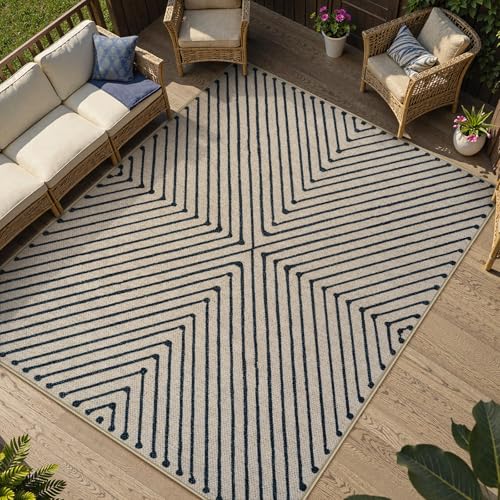 Modern Geometric Farmhouse Dining Room Carpets for Bedroom Dorm Outside Porch