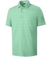 ZITY Select Mens Golf Shirts Short Sleeve Print Performance Polo Moisture Wicking Casual Collared...