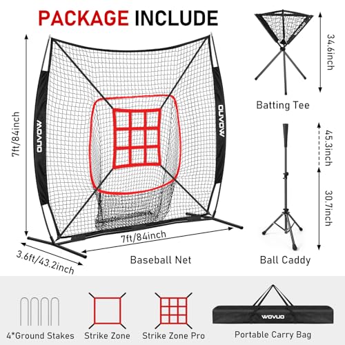 Softball Pitching Net with Strike Zone