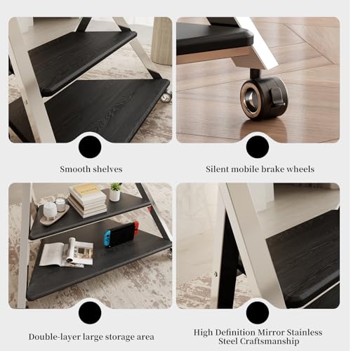 2 Tier Wooden Shelves
