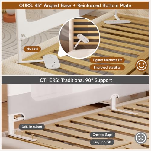 Safety Lock Side Railing for Co-Sleeping