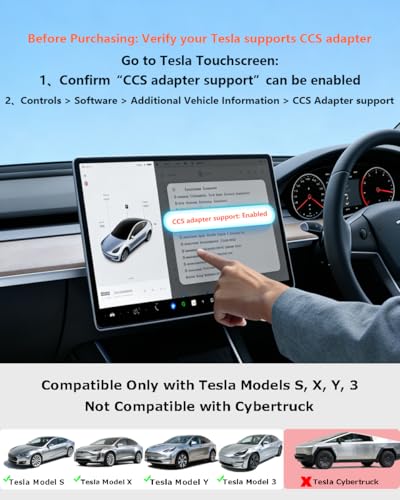 250kW DC Fast Charging Adapter for Tesla Model 3/Y/S/X and NACS EVs