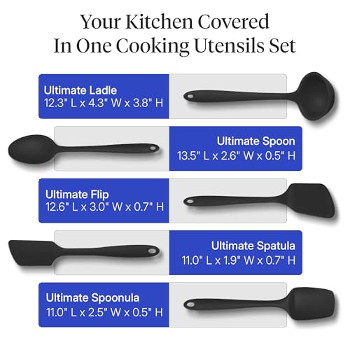 Spoon & Spoonula - Non-Toxic Cooking Utensils for Nonstick Cookware