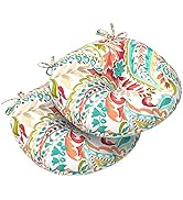 LVTXIII Outdoor All Weather Bistro Seat Cushions, Comfortable Fluffy Tufted Patio Chair Cushions ...
