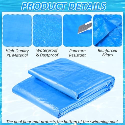 Circle Tarp for Under Pool 24ft 22f