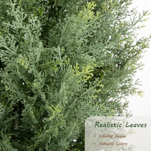Fake Cypress Tree for Front Door Proch Patio Deck Balcony Yard Deco