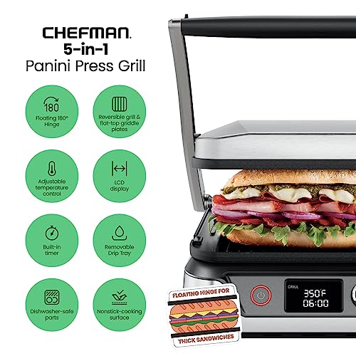 Opens 180° for Indoor BBQ /Flat Top Grill