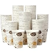 SIUQ 100 Pack 16 oz Disposable Coffee Cups with Lids and Sleeves, To Go Paper Cups, Hot & Cold Dr...