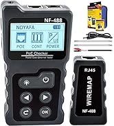 NOYAFA NF-858C Network Cable Tester Multifunctional with VFL Function,RJ11 RJ45 BNC,POE Voltage T...