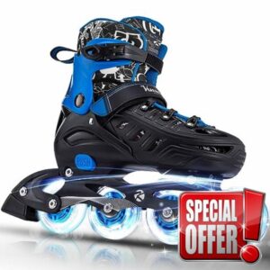 Kuxuan skates Adjustable Inline Skates for Kids