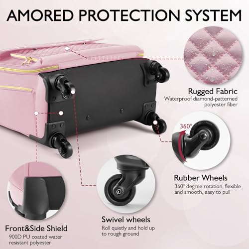 Roller Computer Bag for Work Travel Carry On Luggage