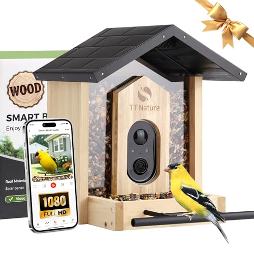Upgraded 1.5L Smart Birdhouse Al Identify for 10000 Plus Species