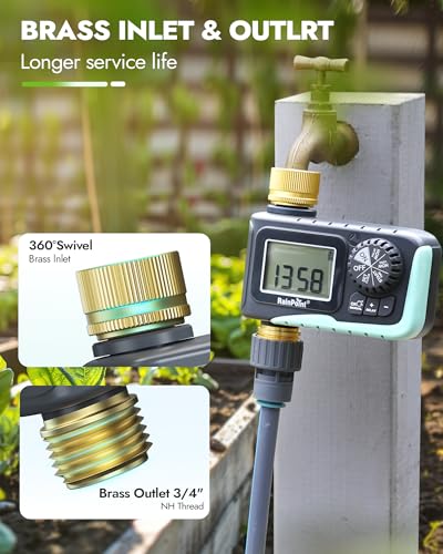 Watering Timer with Rain Delay/Manual Watering System
