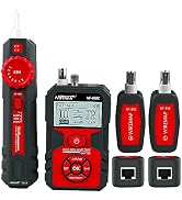 NOYAFA NF-8209S Network Cable Tester for CAT5, CAT6, LAN/Ethernet with PoE and NCV, LCD Anti-Inte...