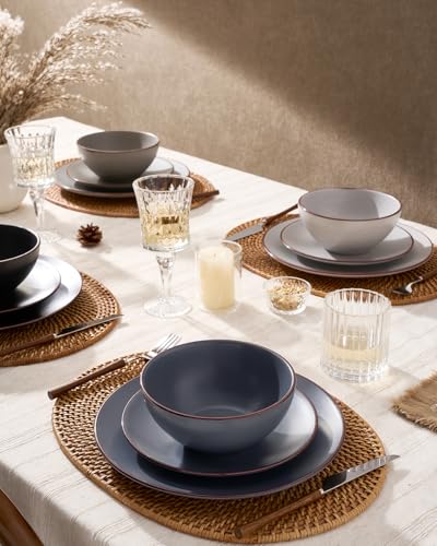 Matte Multicolor - Microwave & Dishwasher Safe Dish Set